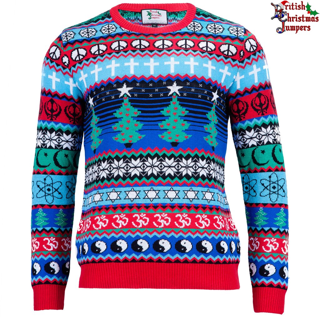 £35.00 the multicultural christmas jumper - unisex TQOYLXE
