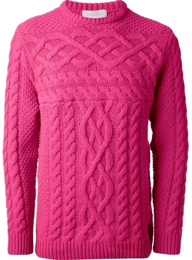 Cable knit sweater created a new history in warm clothing market