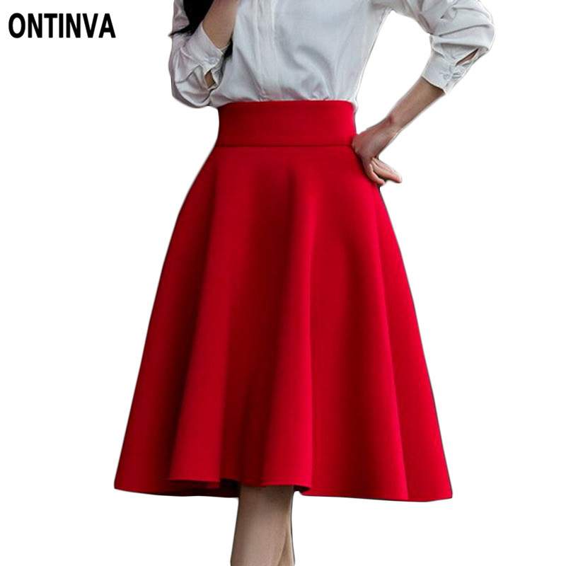 aliexpress.com : buy 5xl plus size skirt high waisted skirts womens white  knee length UXDRQGX