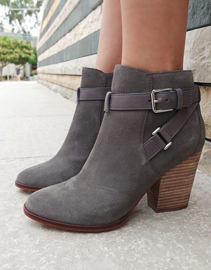 ankle boots grey ankle booties PFBOICB