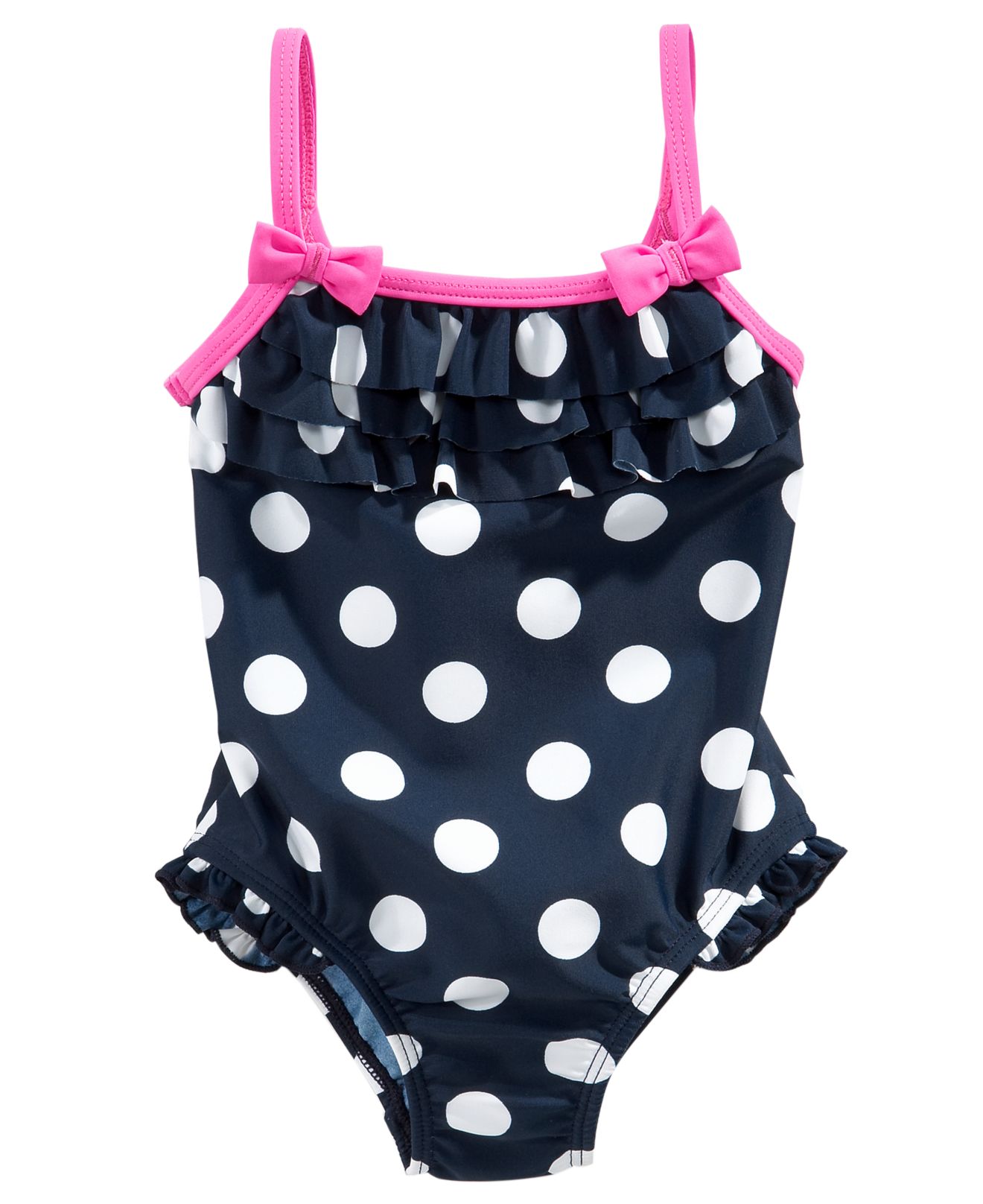 Baby Swimsuits carteru0027s baby swimsuit, baby girls polka dot ruffle swimsuit - kids - macyu0027s RLTWLLD