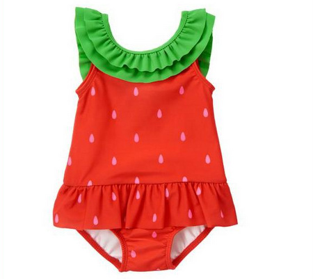 Baby Swimsuits strawberry swimsuit VEJTZYY