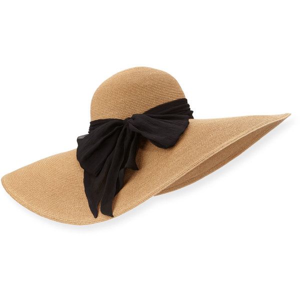 beach hats eugenia kim sunny wide-brim sun hat ($455) ❤ liked on polyvore featuring DPBYPMT