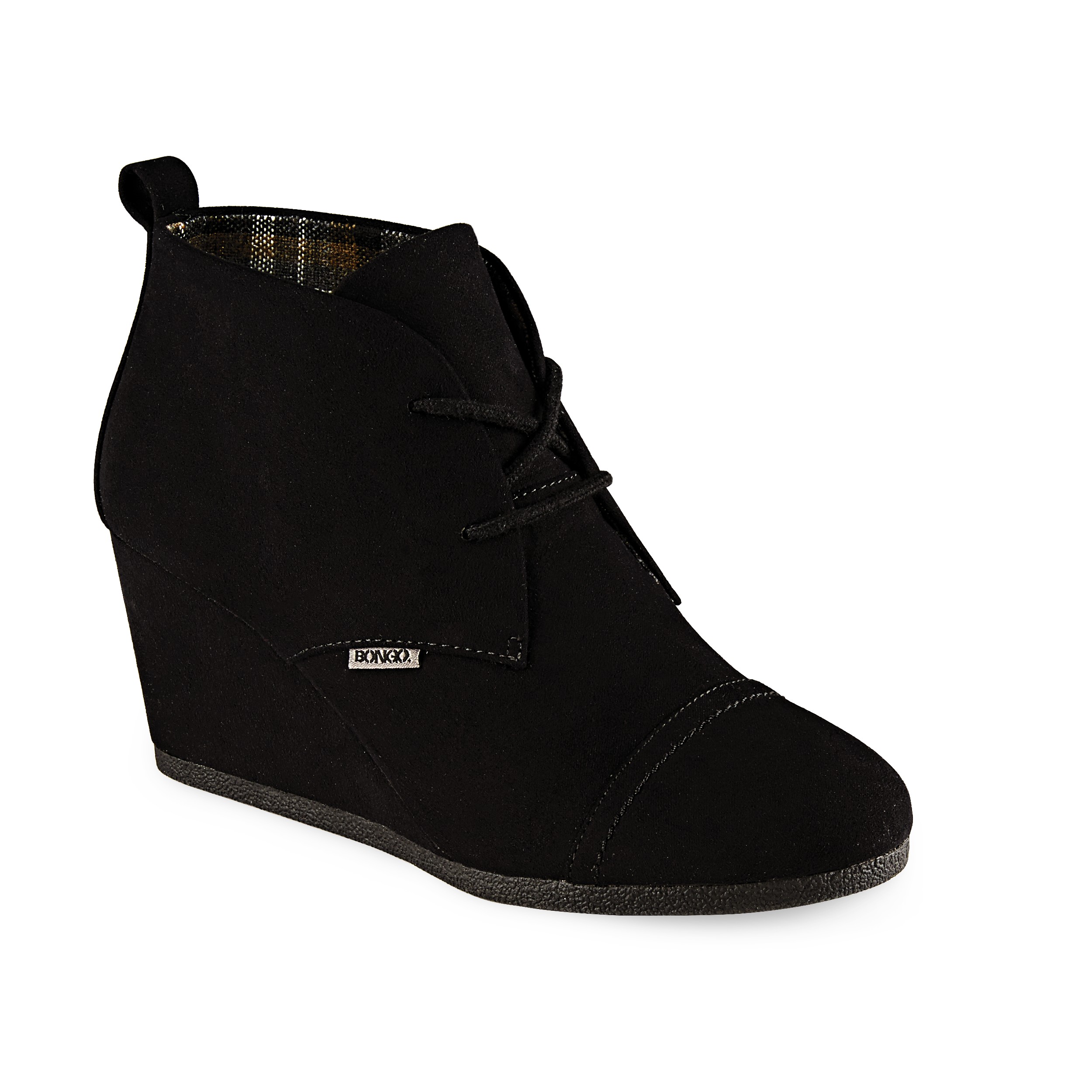 black wedge boots bongo womenu0027s maddie black wedge bootie - shoes - womenu0027s shoes - womenu0027s  boots NLVEGNQ