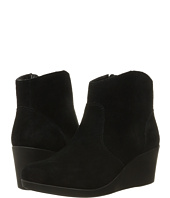 black wedge boots crocs - leigh suede wedge bootie MWTYCZP