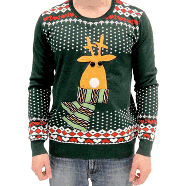 christmas sweaters green reindeer christmas sweater KLYPCTQ