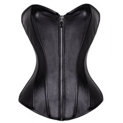 corset tops vintage push up zip slimming corset for women - black 2xl EKKLQMJ