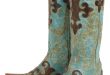cowgirl boots lane boots womenu0027s u0027dawsonu0027 cowboy boots - turquoise/ brown TNQHRFF