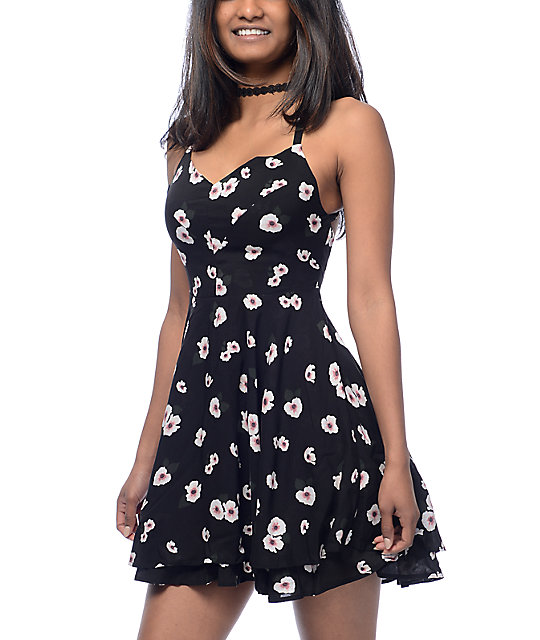 cute dresses empyre bellamy black floral dress INWWCWC