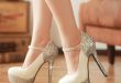 dresswe.com supplies new sexy elegant super high heel platform prom shoes  with sequins prom DKFLGPQ