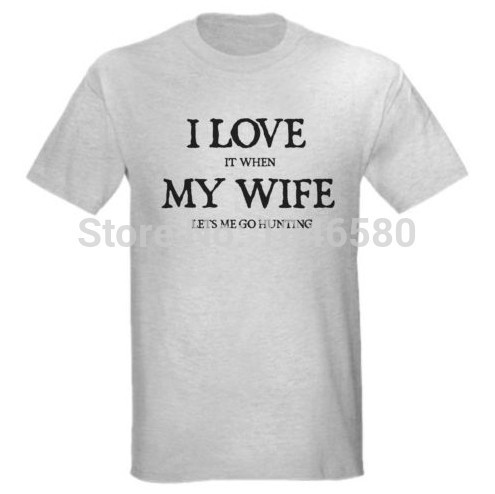 funny t shirts 2016 new arrival men t shirt i love my wife funny tshirts brank new family NJJPZST