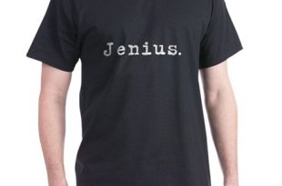 funny t shirts black jenius t-shirt BQAHZEG