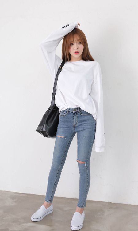 korean fashion new tastes tee and skinny jeans more. korea fashionk ... YTGBYWM