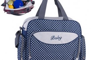 large capacity baby bags for mum fashion mummy maternity bag cute dot baby  diaper WNQMOPS
