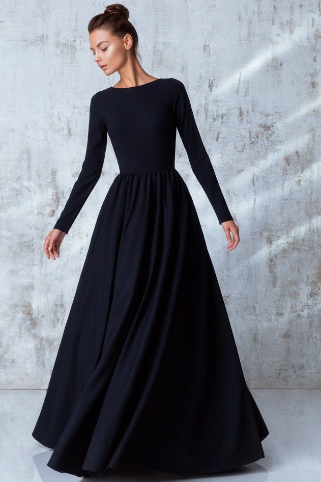 long black dress платье «елена», макси темно-синее, цена - 24 990 рублей. long black dressesblue  ... ZNUZGVD