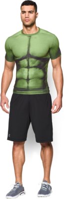 menu0027s under armour® alter ego hulk compression shirt, forest green, zoomed  image YXHCGZI