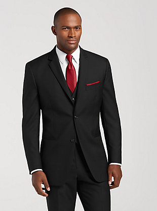menu0027s wedding suits - pronto uomo black notch lapel suit tuxedo rental |  menu0027s SWWNMSF