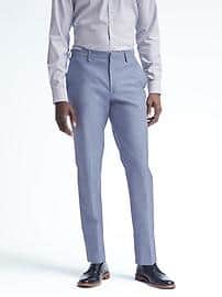 mens dress pants slim non-iron stretch cotton pant QIZFFHN
