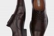 mens formal shoes joseph abboud calvin burgundy cap toe lace up shoes - menu0027s dress shoes | YTCZBRN