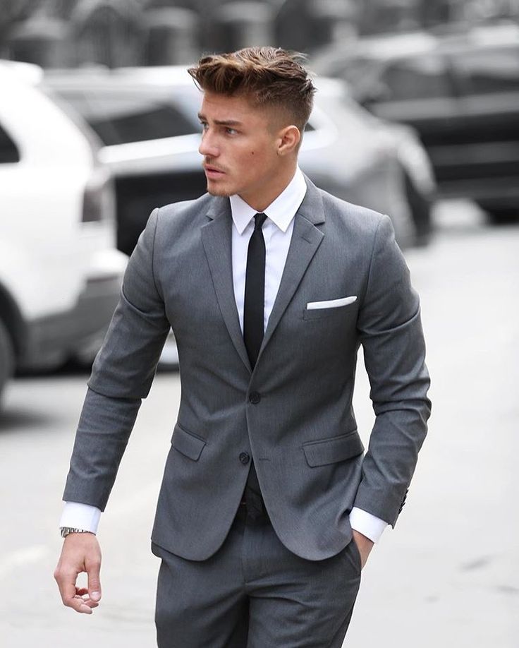 Attractive mens suit
