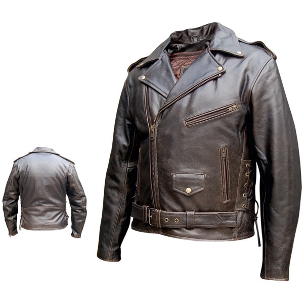 motorcycle jackets allstate leather inc. menu2032s retro brown motorcycle jacket ELFVMEN