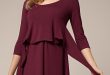 naomi maternity nursing dress mulberry - maternity wedding dresses, evening  wear and party clothes IAQLRCW