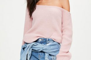 off the shoulder sweater pink off shoulder sweater SNYPQIN