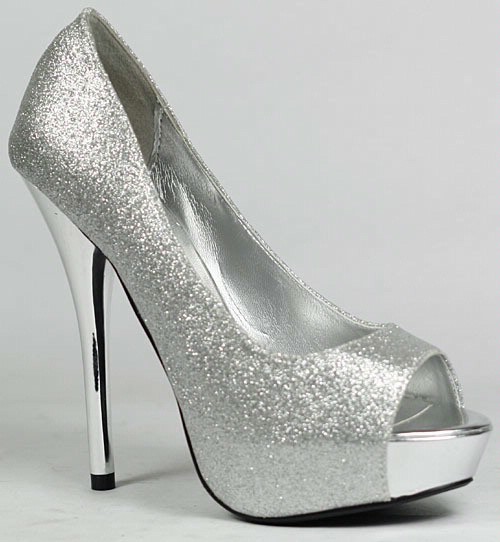 pretty silver shoes for wedding QXYTZBA