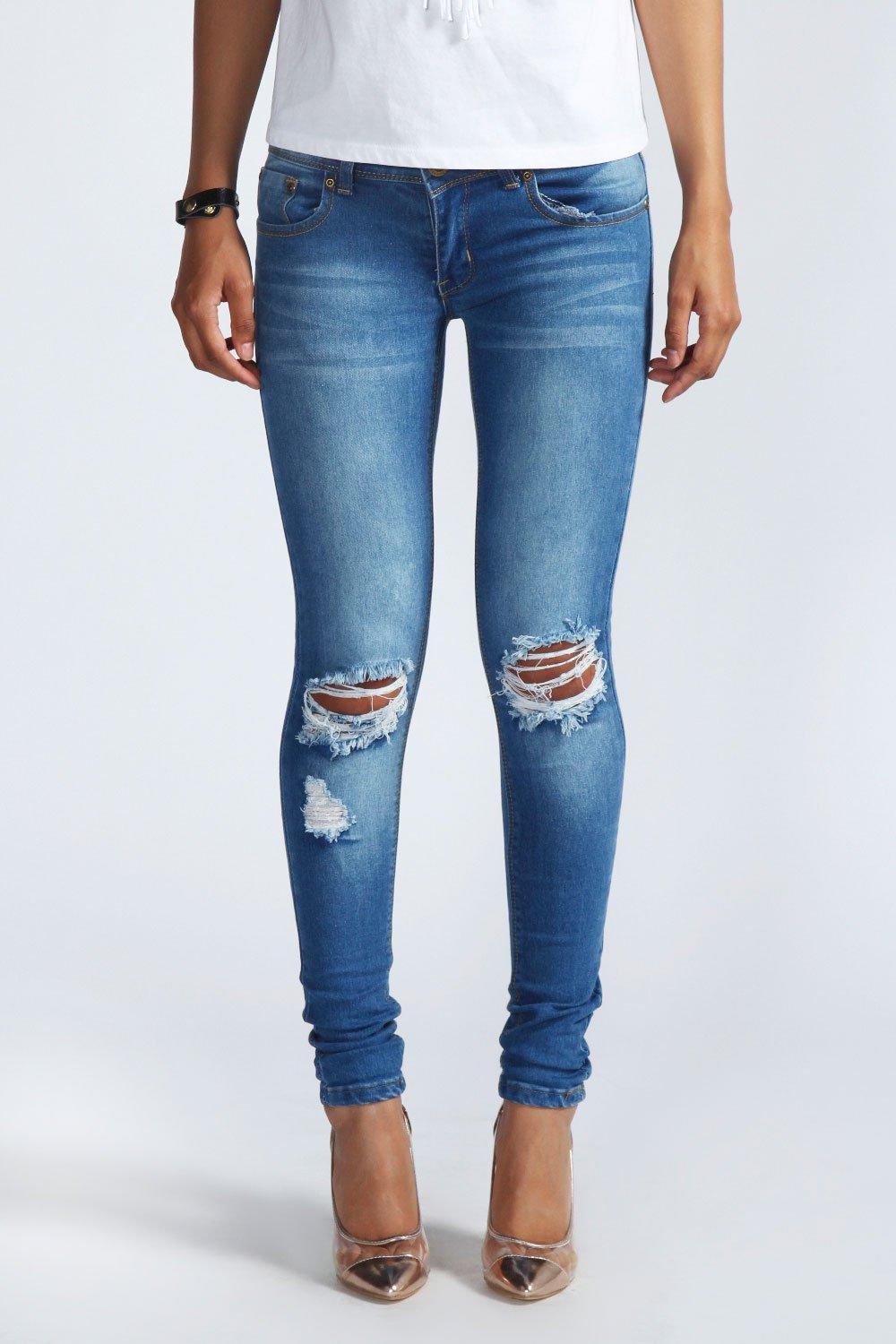 ripped skinny jeans loren distressed rip knee skinny jeans. hover to zoom CJZTKIG