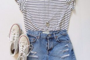 summer outfits 20 style tips on how to wear a striped shirt this summer EXBFXFL