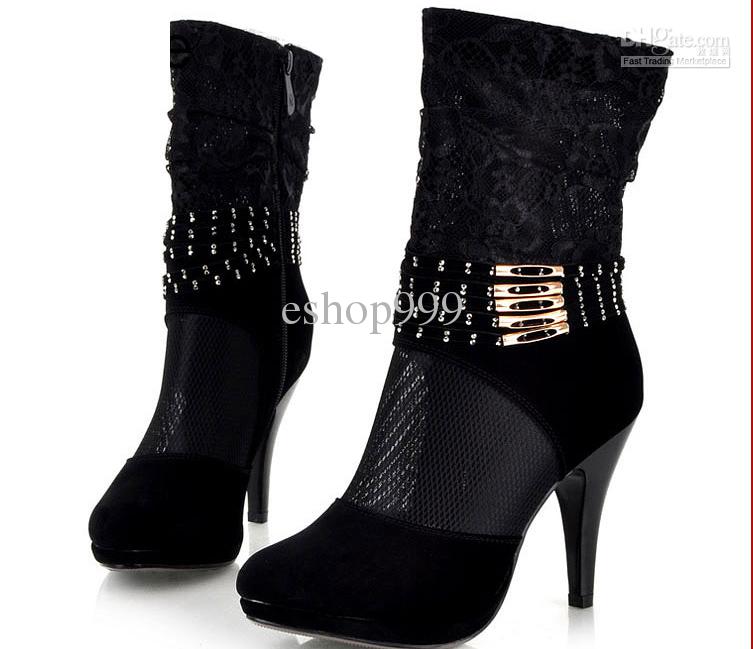 women boots popular boots: rome popular elements: hollow. function: breathable.  cylinder height: in-tube. the way they QRIBVAB