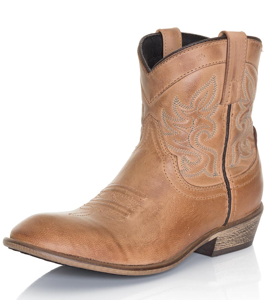 women cowboy boots dingo womens willie ankle cowboy boots - antique tan ZDXTTCB