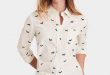 womens shirts lucie classic fit printed shirt TWSBIGO