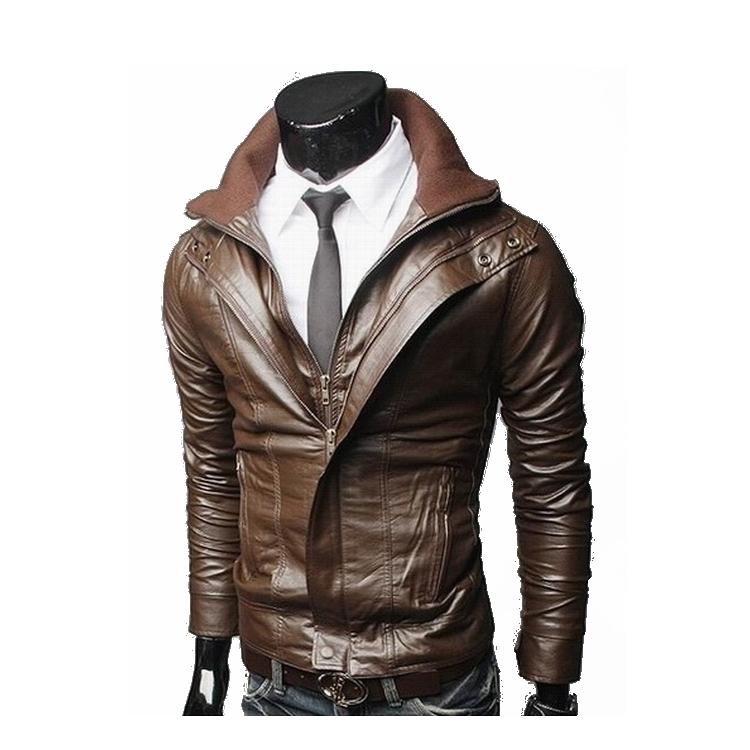 2018 2016 new motorcycle jacket cool jackets for men pu mens leather blazer  fashion JJQZEPT
