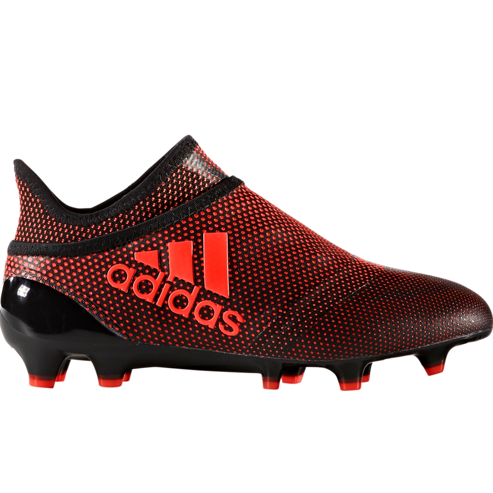 adidas cleats adidas x 17+ purespeed youth fg soccer cleats (core black/solar red/solar  orange) ZAXCEQP