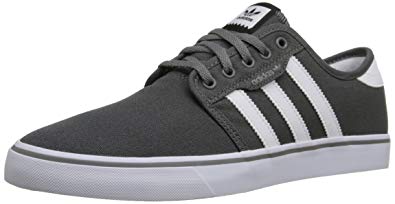 Adidas Mens Shoes adidas menu0027s seeley skate shoe,ash grey/white/black,4 ... PGVBMSE