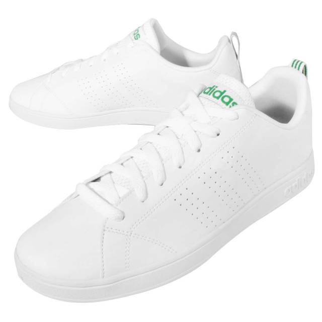 adidas neo label advantage clean vs white green men casual shoes sneakers QUFBLMZ