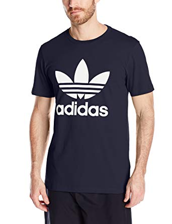Adidas Originals T Shirt adidas originals menu0027s menu0027s trefoil tee, legend ink, ... YYFTNYQ