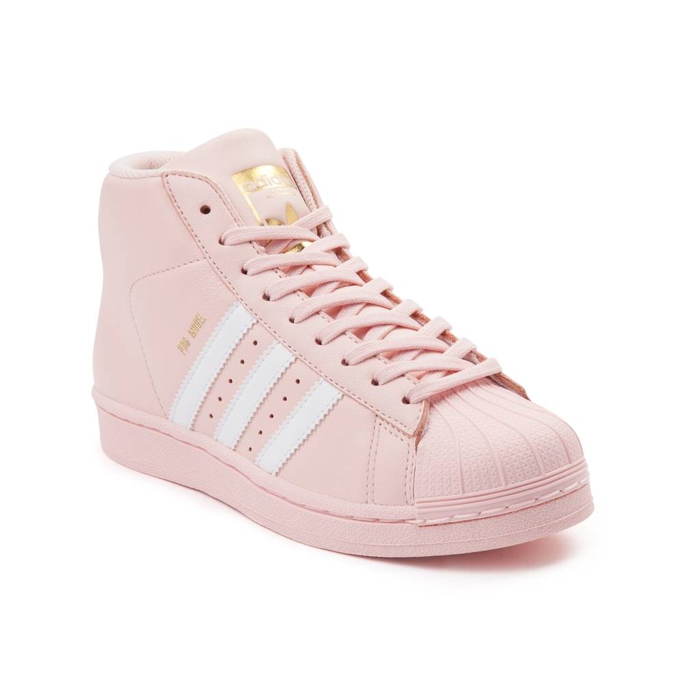 alternate view: tween adidas pro model athletic shoe - pink/white ... QTTJTUJ