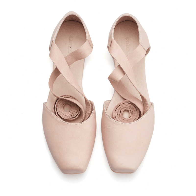The beautiful ballerina shoes for beautiful lady