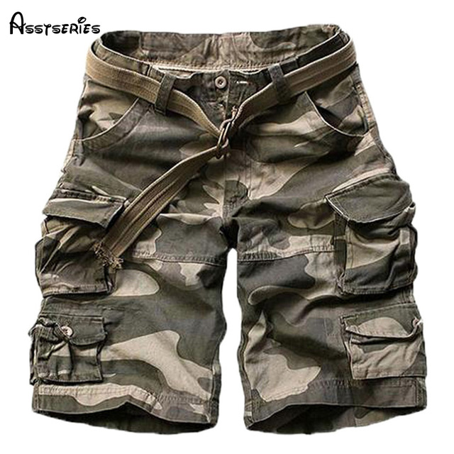 Army Shorts 2018 new summer mens casual army camo cargo shorts cotton short pants  military camouflage NOYMWVX