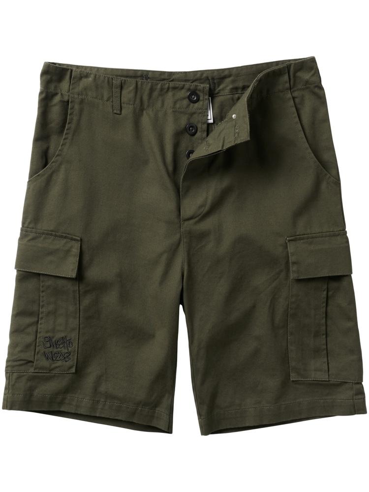 Army Shorts ghetto wear army shorts green - thank you supply HYBMYSJ
