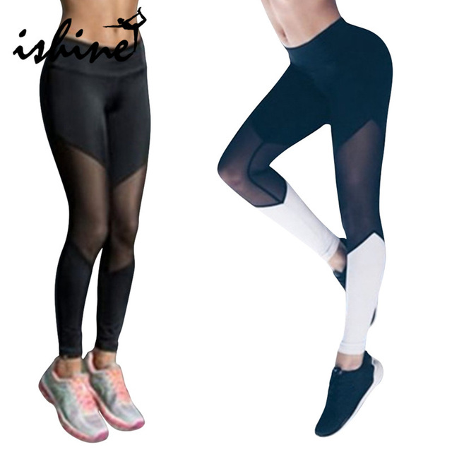 Athletic Leggings women sport leggings fitness yoga pants black white athletic leggings sport  tight mallas mujer TRSWYDK