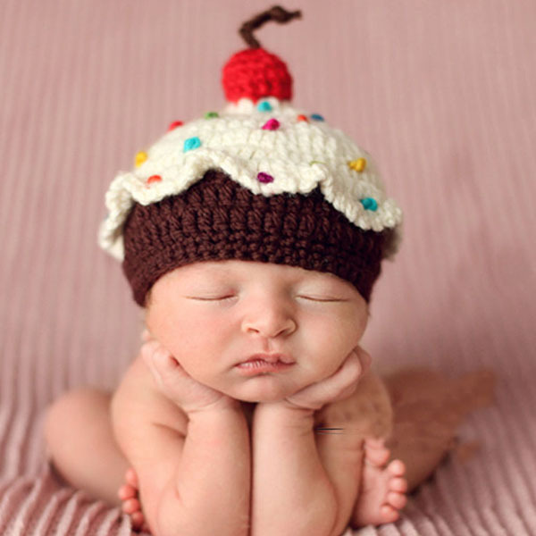 baby crochet hats retail samples baby cupcake crochet hat custom made baby crochet cake hat  newborn photography IHCWNQI