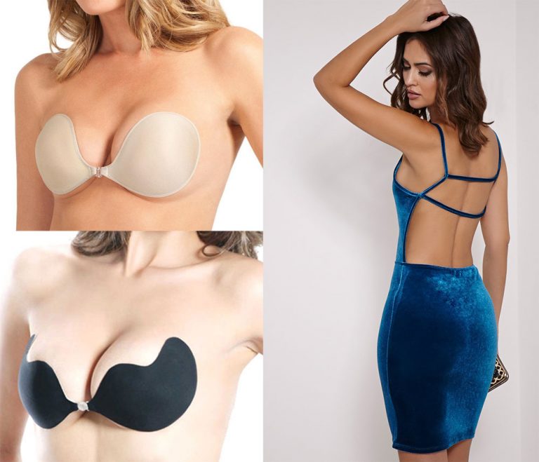 backless dress bra backless dress and adhesive bra set UAILFMX