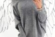 baggy sweaters stylish long sleeve solid baggy sweater dress - boutiquefeel KUFRDHP