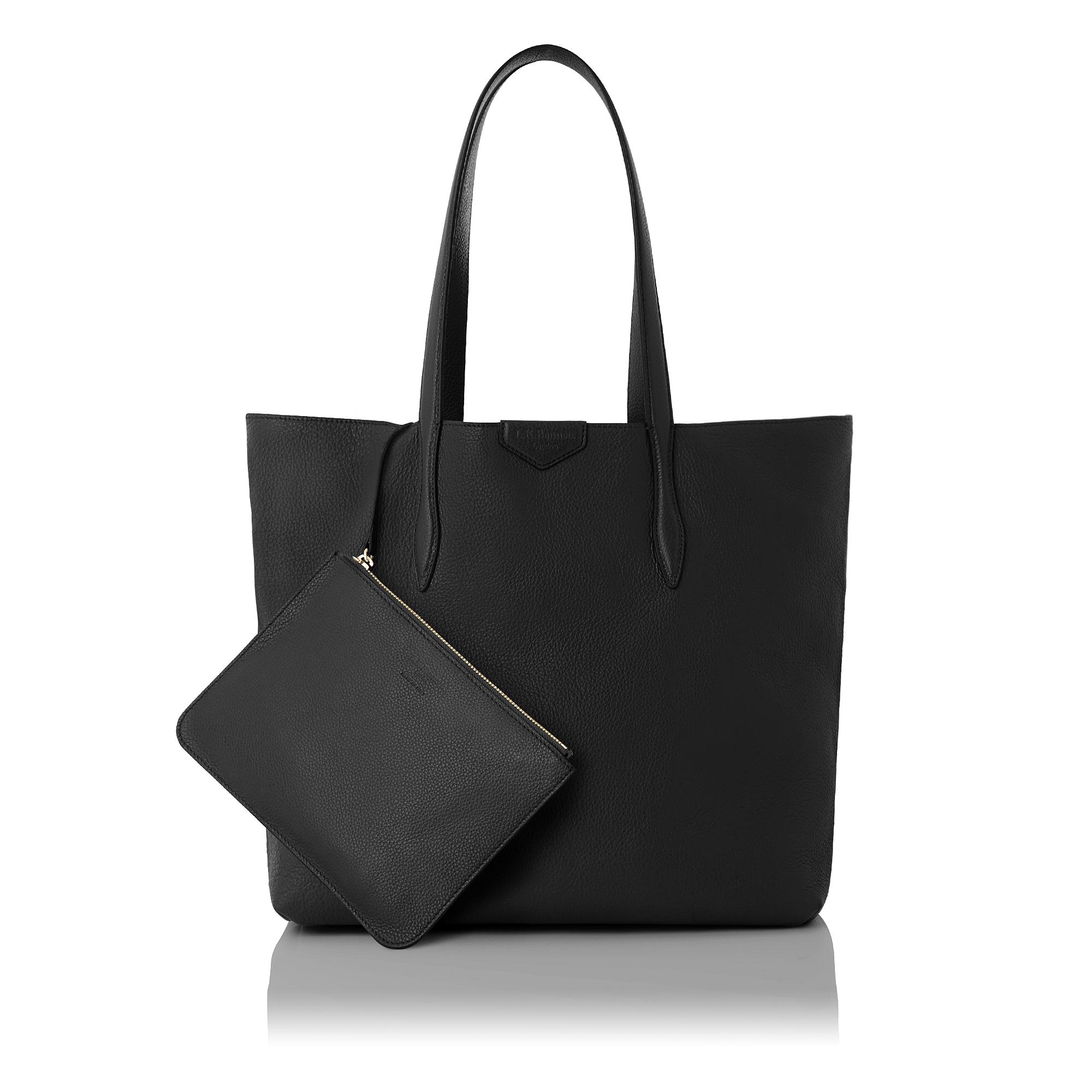black bags peggy black leather tote bag | handbags | l.k.bennett ZBVVFSH