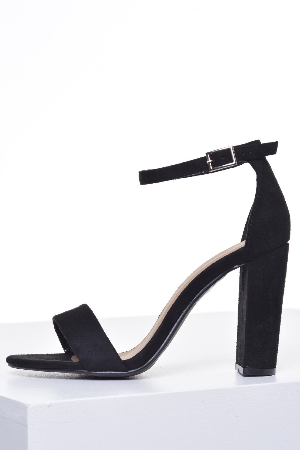 black suede heels molly block heel sandals in black suede KNDPRDZ