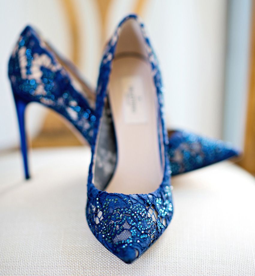blue wedding shoes ... brides prefer to go subtle when it comes to their something blue, while AGJTDEB