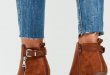 brown heeled boots brown block heeled ankle boots. $45.00. previous next CTMPJKL